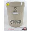 Image 1 : 2 Gallon "Beaver" Crock : The Alberta Potteries : Redcliff, Alta, Canada (10-1/2"H x 9-1/2"Dia)