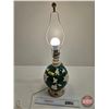 Image 2 : Antique Aladdin Alcite Electric Lamp (New Cord - No Shade) (25"H)