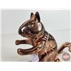 Image 2 : Vintage Copper Nutcracker Squirrel (6"H)