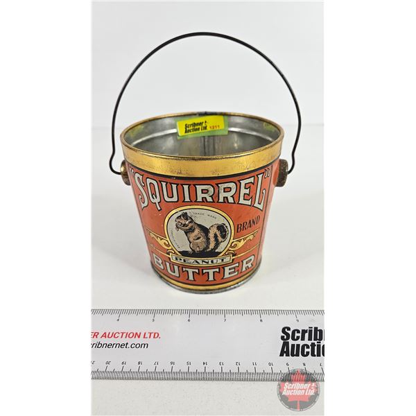 SQUIRREL Peanut Butter Pail (No Lid) (4-1/2"H x 5"Dia)