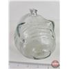 Image 2 : Anchor Hocking Clear Piggy Bank (5"H)