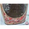 Image 6 : Antique Blue Ribbon Tea Tin (9"H x 7"W x 4-3/4"D)