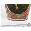 Image 7 : Antique Blue Ribbon Tea Tin (9"H x 7"W x 4-3/4"D)
