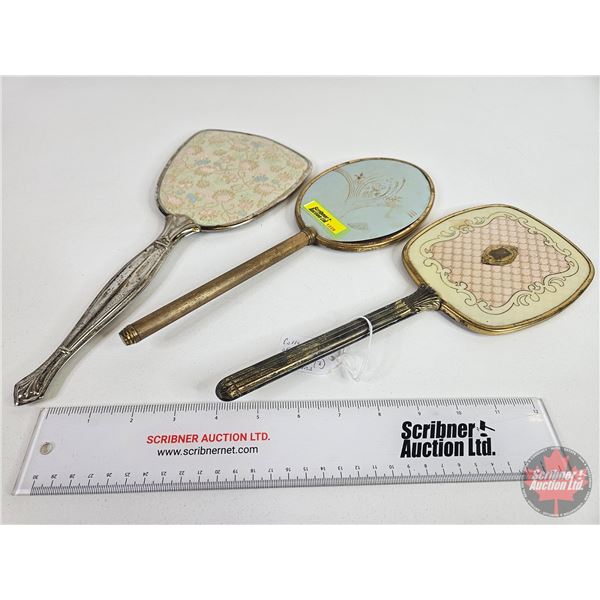 Vintage Vanity Hand Mirrors (3)
