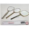 Image 4 : Vintage Vanity Hand Mirrors (3)