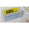 Image 9 : Tea Cups & Saucers (3) + Beaded Necklace & Bracelet (See Photos for maker Stamps)