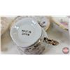 Image 6 : Tea Cups & Saucers (4) (See Photos for maker Stamps)