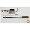 Image 5 : Antique Gas Torch & Soldering Iron (Soldering Iron Measures: 15-1/4"L)