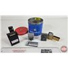 Image 1 : Collectors Combo : 6 Lighters & 1 Tobacco Tin (4"H x 4-1/2"Dia)
