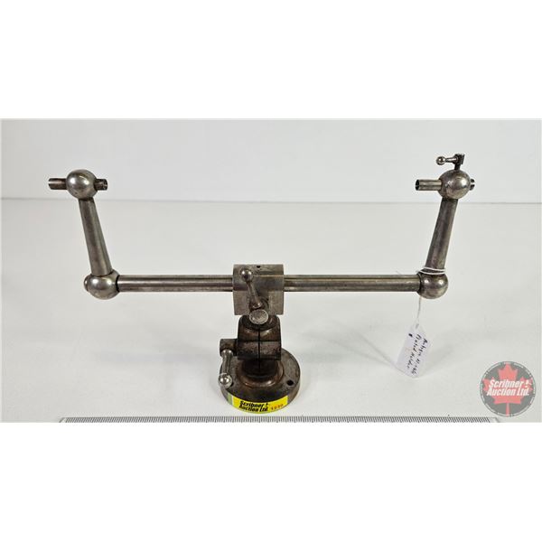 Antique Nickle Plated Adjustable Mechanical Holder "Helping Hand" (10"W)