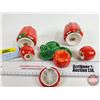 Image 3 : Tomato Ware Salt & Pepper Shakers : Large Set : Occupied Japan