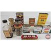 Image 2 : Confectionary Collectibles (15pcs) including Blue Ribbon Mustard Tin, Magic Baking Powder Tin, Empre