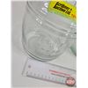 Image 2 : Embossed Cracker Barrel Style Glass Sealer Jugs (4Qt & 1-1/2Qt)