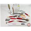 Image 2 : Vintage Kitchen Utensils (11pcs) w/Glass Jar