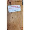 Image 11 : Wood Cased Wall Clock w/Beveled Glass (Works)