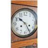 Image 3 : Wood Cased Wall Clock w/Beveled Glass (Works)