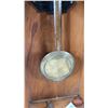 Image 5 : Wood Cased Wall Clock w/Beveled Glass (Works)