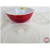 Image 4 : Pyrex No 1 Mixing Bowl (4Qt) c/w Casserole Dish Lids (3)