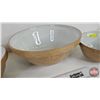 Image 3 : Mixing Bowl Set (3) : Mason Cash & Co Model Church Gresley