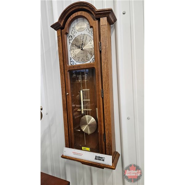 Bulova Westminster Wall Clock (Batt Op) (Not Tested - No Battery)