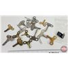 Image 1 : Variety of Clock Keys (16) & Skeleton Keys (2)