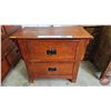 Image 1 : Mission Style 2 Drawer End Table