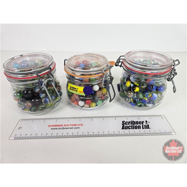 Marble Collection (3 Glass Cannisters Full) (Variety)