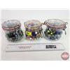 Image 1 : Marble Collection (3 Glass Cannisters Full) (Variety)