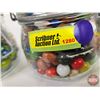 Image 6 : Marble Collection (3 Glass Cannisters Full) (Variety)
