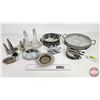 Image 1 : Variety of Silverplated Collectibles (15pcs) including  - Casserole Dish - Candy Dish - Pickle Dish