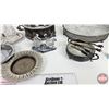 Image 5 : Variety of Silverplated Collectibles (15pcs) including  - Casserole Dish - Candy Dish - Pickle Dish