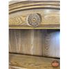 Image 4 : Vintage Arch Top Lighted China Cabinet (2 Pc)