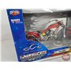 Image 5 : American Chopper Fire Bike : Die-cast Metal (Scale 1:10) (Joy Ride) (Box Measures : 7-1/2"H x 14"W x