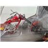 Image 3 : American Chopper Fire Bike : Die-cast Metal (Scale 1:18) (Joy Ride) (Box Measures : 7"H x 8-1/2"W x
