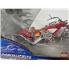 Image 4 : American Chopper Fire Bike : Die-cast Metal (Scale 1:18) (Joy Ride) (Box Measures : 7"H x 8-1/2"W x