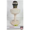 Image 2 : Coal Oil Lamp : Uranium Glass Aladdin Lincoln Drape Model B Burner (c.1930's-40's)