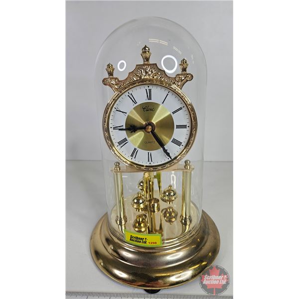 Classic Dome Anniversary Clock (Works - Batt Dead) (Battery Op)