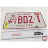 Image 1 : Yukon License Plate : 1985