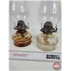 Image 4 : Insert Coal Oil Lamps (2) : Glass Font