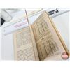 Image 15 : Vintage Desk Collectibles including : - Ink Well - Dish - Pen & Quill  - Spectacles - Opera Glasses