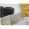 Image 16 : Vintage Desk Collectibles including : - Ink Well - Dish - Pen & Quill  - Spectacles - Opera Glasses