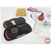 Image 2 : Vintage Desk Collectibles including : - Ink Well - Dish - Pen & Quill  - Spectacles - Opera Glasses