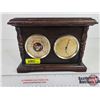 Image 1 : Vintage Desktop Weather Station (Barometer/Thermometer/Hygrometer)