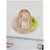 Image 1 : Pink Depression Glass Juicer