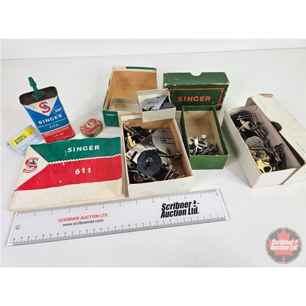 Singer Sewing Accessories/Parts w/Phonograph Needles