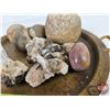Image 3 : Collection of Mineral Specimens & Field Finds on Brass Plate