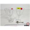 Image 1 : Victorian Era Champagne Tap w/Crystal Glasses