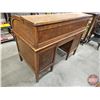 Image 10 : Oak Roll Top Desk