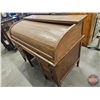 Image 14 : Oak Roll Top Desk