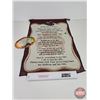 Image 1 : Fireman's Prayer Tapestry & Stained Glass Window Hanging